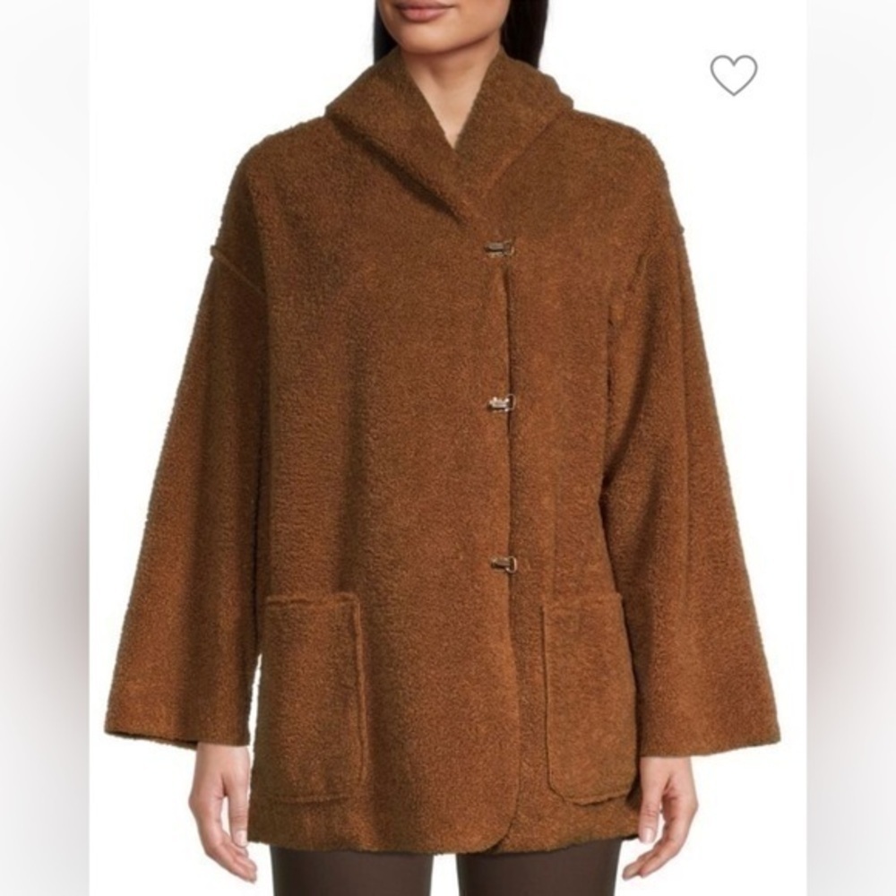 Womens Max Studio teddy coat